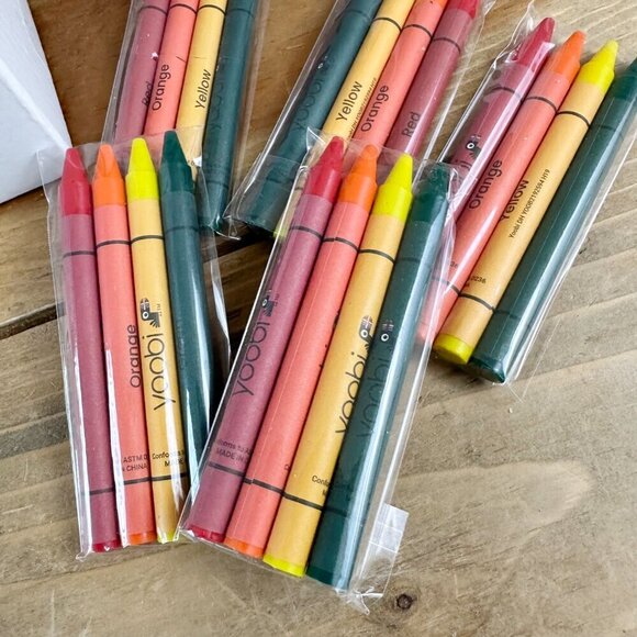 NIB Yoobi Crayons Bulk Students Classroom Teacher Colors 30 Sets 240 Crayons - Picture 4 of 6